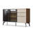 Light Luxury Style Rock Slab & Tulipwood Multi-Functional Sideboard