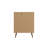 Bogart 35" Mid-Century Modern 2-Door Accent Cabinet with 4 Shelves in Gray-104843086