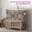 Meuble-lavabo simple avec rangement Chimira, gris rustique-1945398609-1934743384
