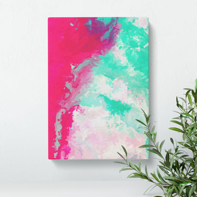 Enraptured Abstract - Wrapped Canvas Painting