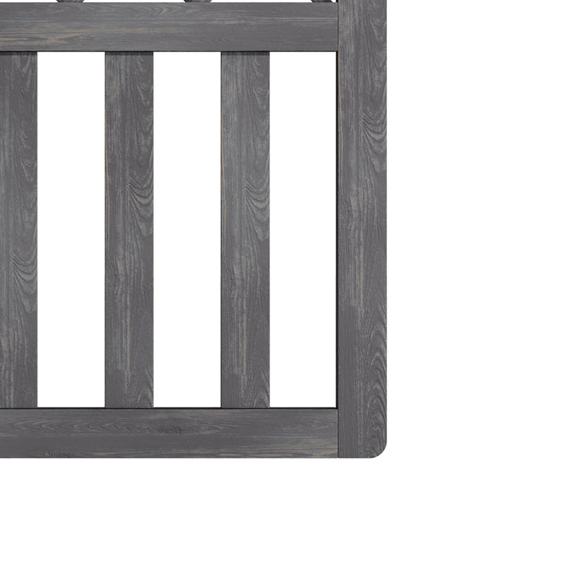 Towanna Wood Gate, Grey, 7.6 ft. H x 7.6 ft. W