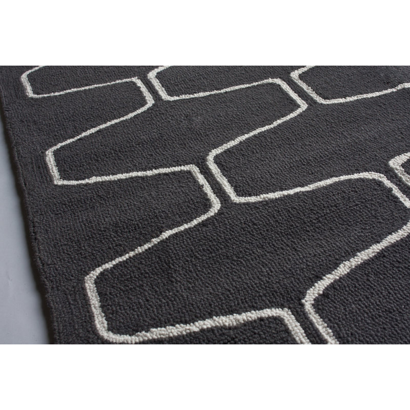 Tapis gris anthracite Dempsey, 7 pi 6 po x 9 pi 6 po