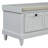 Classic Shoe Bench With Cushion And Three Drawers, Fluted Entryway Bench For Living Room, Entryway, And Hallways-1536305214