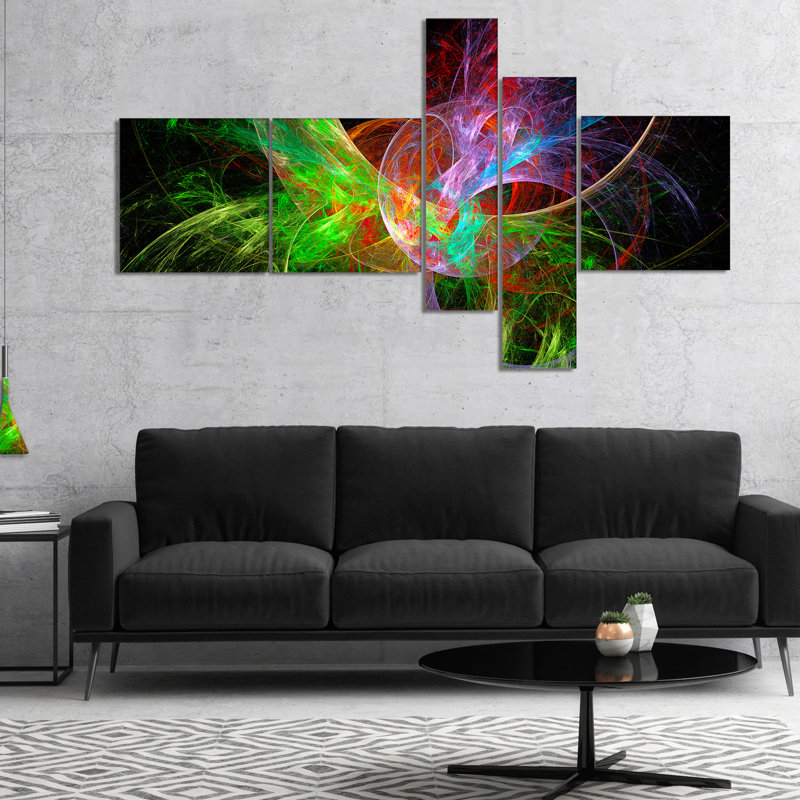 " Multi Colour Fractal Abstract Design "