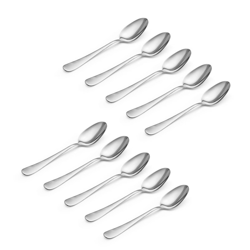 Satin Symmetry Stainless Steel Dinner Spoons