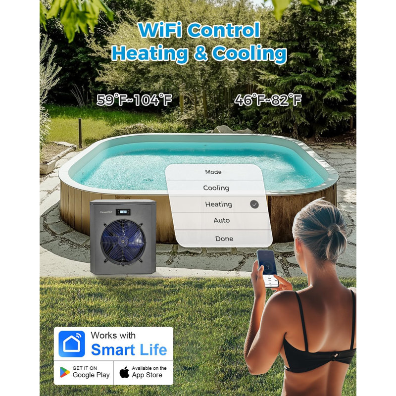 Wifi Control Pool Heat Pump