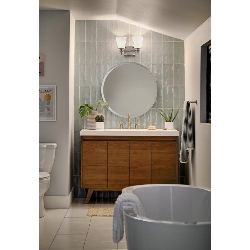 Cosabella 2 - Light Vanity Light, Polished Nickel