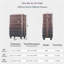Ensembles de bagages New Model ABS Hardshell 3Pcs Clearance Lards Hardside
