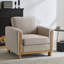 Fauteuil rembourré en tissu Harmonia-565144723