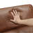 Traditional Oversize Genuine Leather Pushback Recliner-1176625773