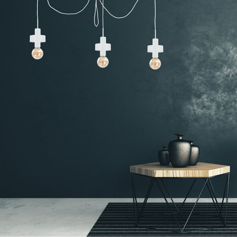 Bernda 3 - Light Cluster Pendant, White