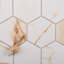 Carreau de mosaïque en porcelaine alvéolaire pour mur et plancher 4 po x 4 po Perfection-94848063