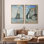 Œuvre célèbre «Impressionist Seaside Cliff Coastal», 2 pièces sur toile