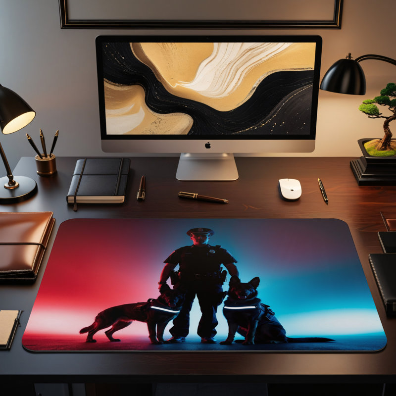 Polyester Desk Pad, 23.6x13.8