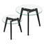 Ensemble de 2 tables gigognes modernes Ely-2076524278