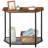 Small Entryway Table 2 Tier Half Moon Table With Metal Frame
