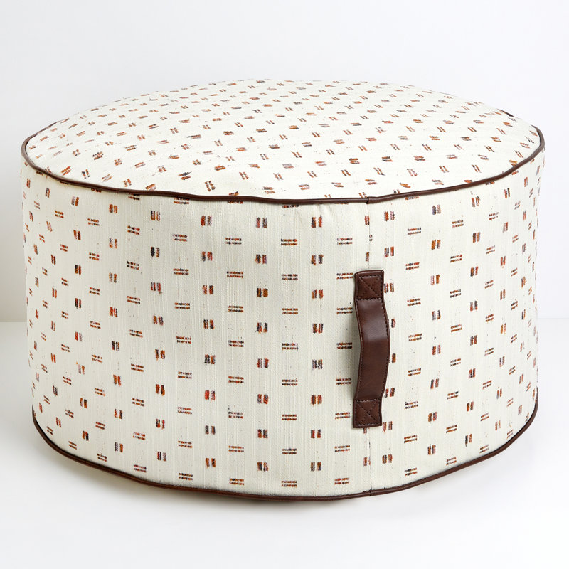 Repose-pieds Leonydas, Polyester ivoire