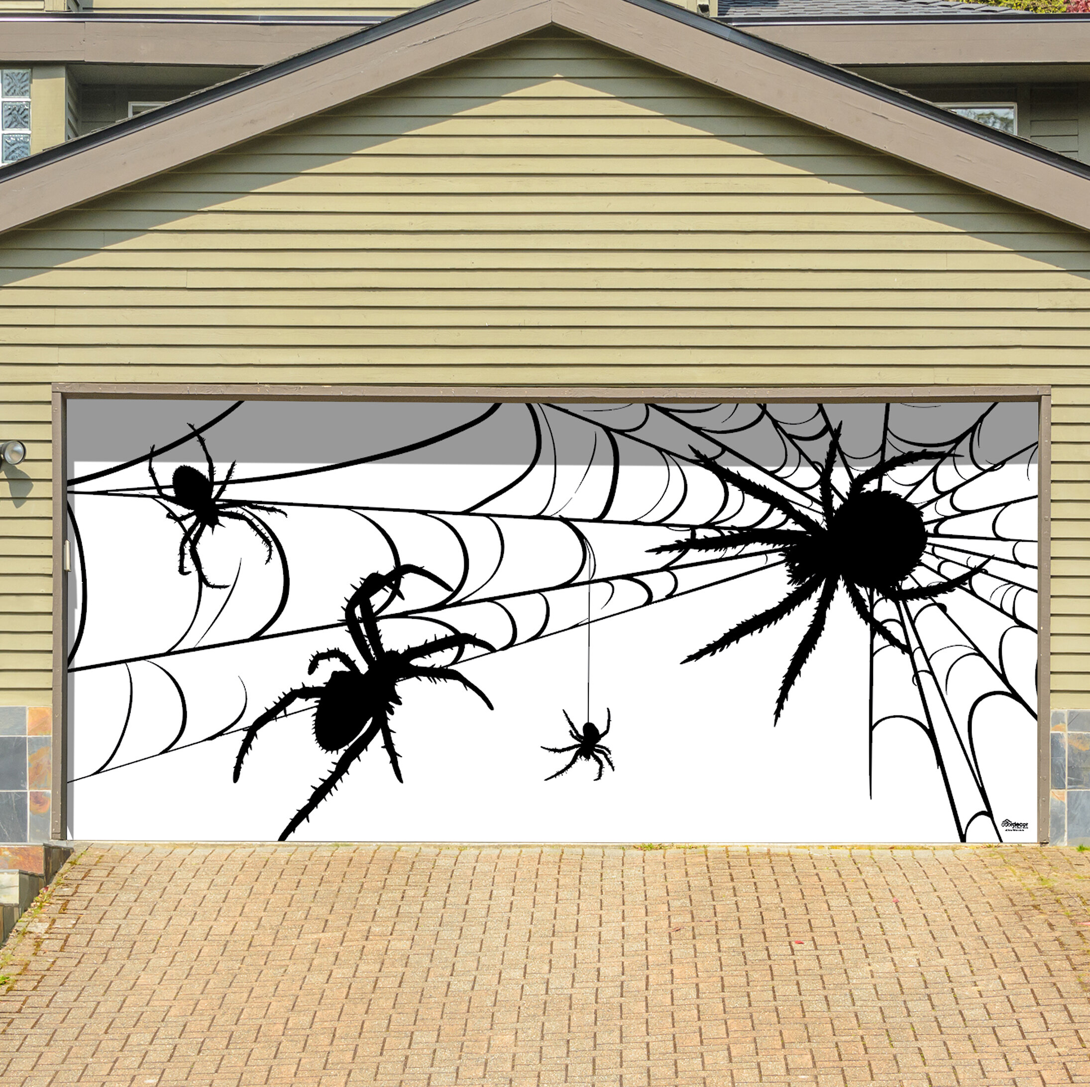 The Holiday Aisle® Spiders Halloween Garage Door Mural with 192\