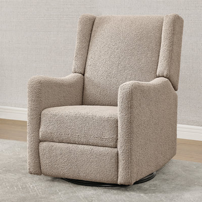 Delta Children Mercer Electronic Power Recliner and Swivel Glider with USB and Type-C Ports in LiveSmart Performance Fabric