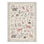  Tapis intérieur beige avoine lavable à la machine avec envers antidérapant Allegro-399785162