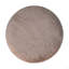 Repose-pieds rond en fausse fourrure Mocha