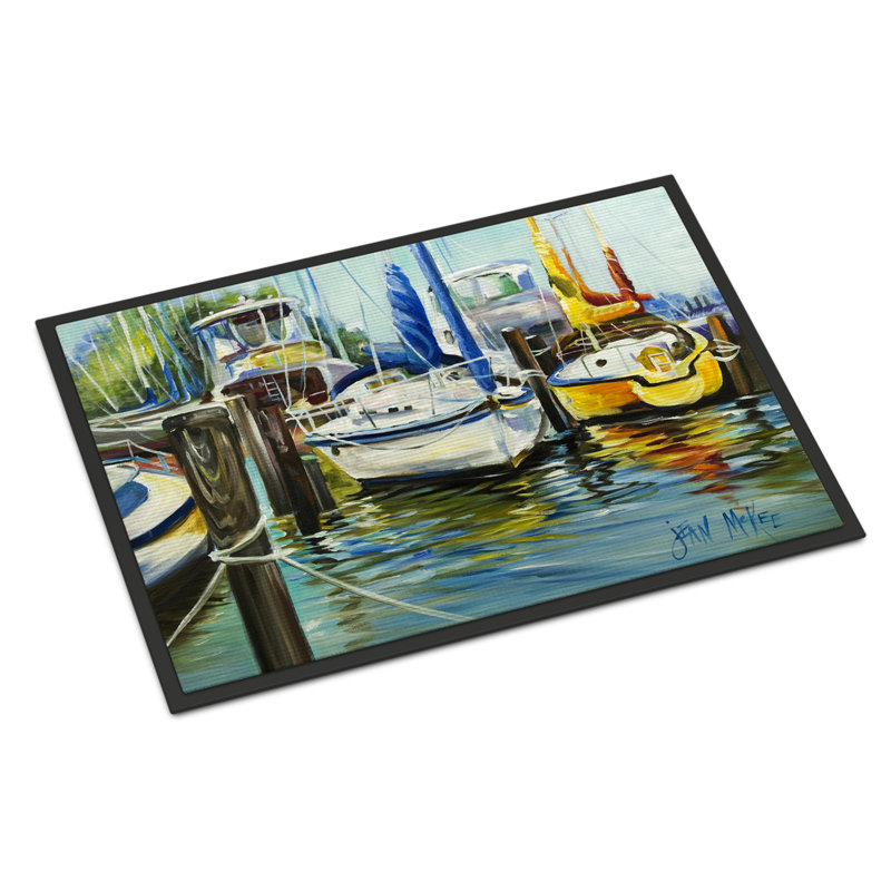 Tapis de porte d'intérieur antidérapant, Rectangle 2 pi x 3 pi