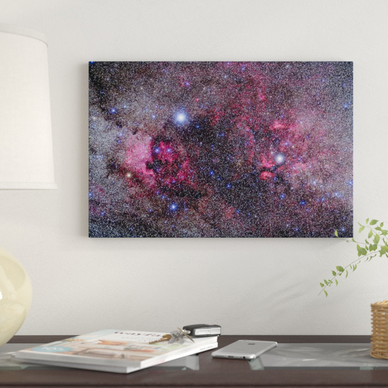 «Nebulosité in Cygnus» par Alan Dyer, impression sur toile tendue, H 18 po x l 26 po x P 1,5 po, Toile avec cadre noir