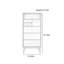 Commode d'appoint arrondie en cuivre Dihuang