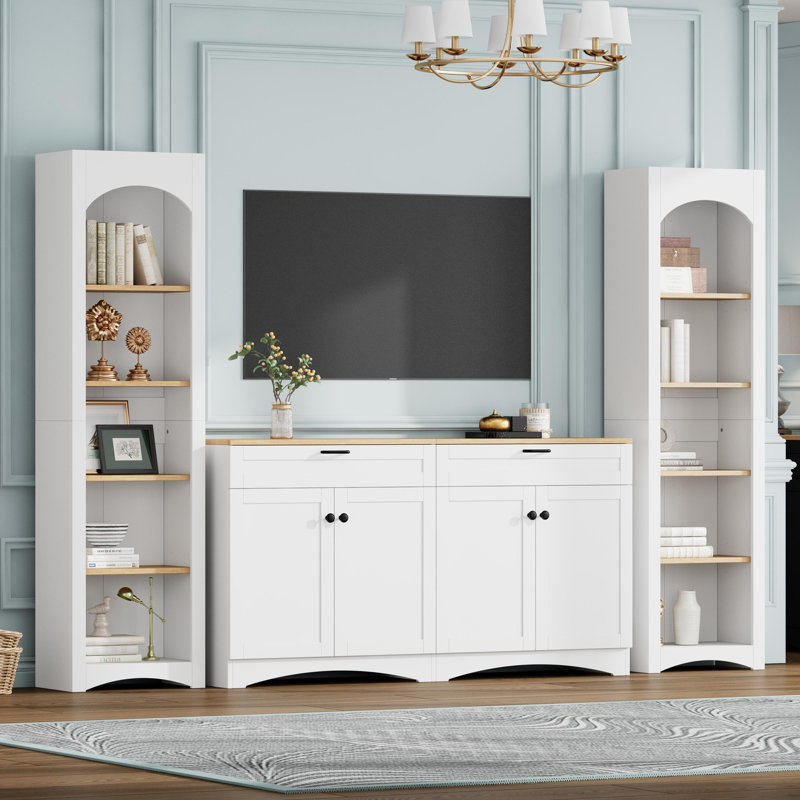 Entertainment Center For Tvs Up To 70", White