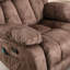 Fauteuil inclinable pivotant de 37,4 po de largeur avec chaleur et massage (ensemble de 2)-88087084