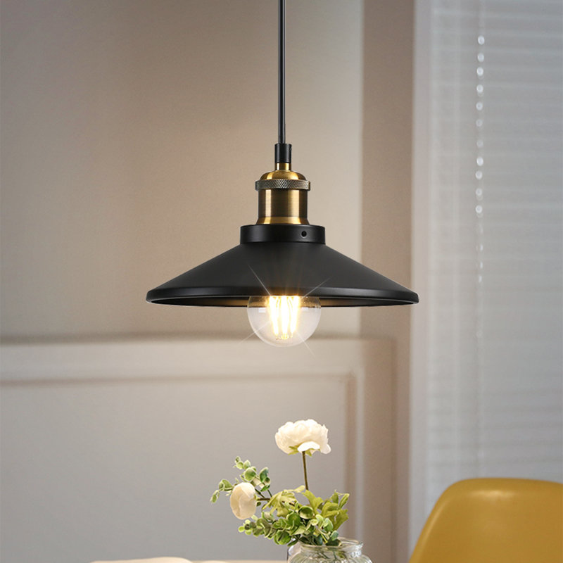 Azelene 1 - Light Single Pendant Light Fixture Pendant Lights Kitchen Island Lighting