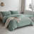 Solayne Washed Microfiber Duvet Cover Set, Soft Bedding with Zipper Closure and Corner Ties-1741523633-1741523638