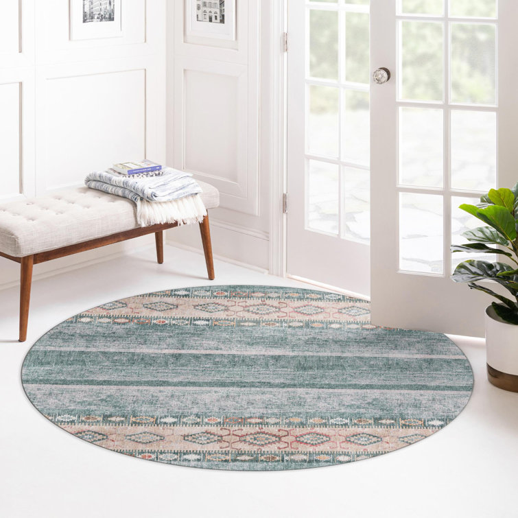 Arvene Chenille Geometric Indoor Rug
