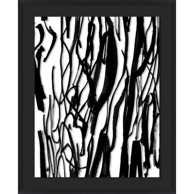 Shadowed Lines 4 Framed Painting