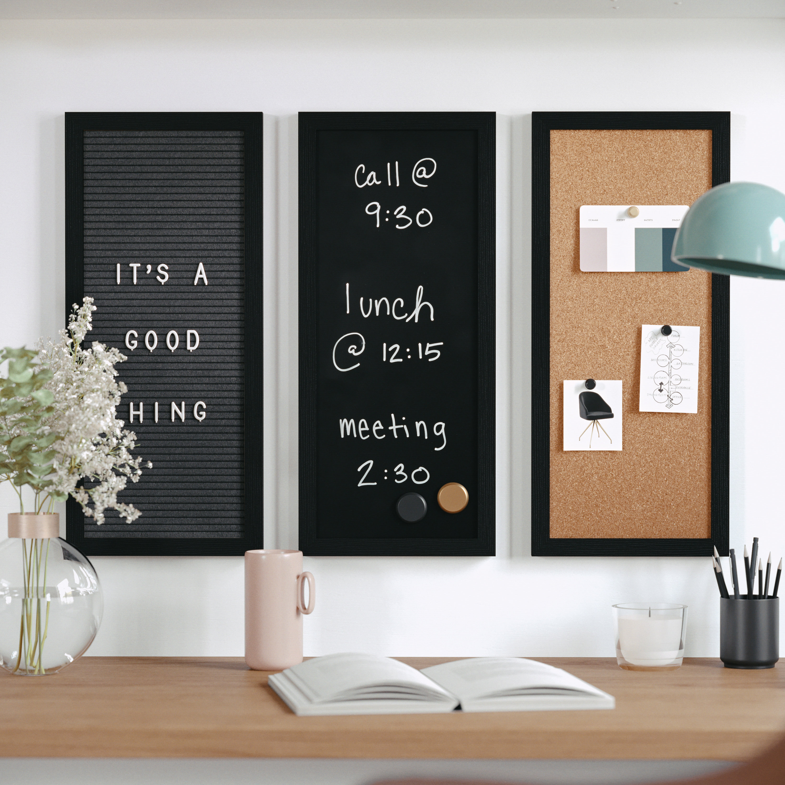  Chalkboard Style Weekly Food Menu Board for Kitchen, 12 inch by  18 inch Tin Sign Durable, Easy Hanging on Wall Dinner, Daily Chalk Menu  Board for Kitchen (Markers Not Included) 
