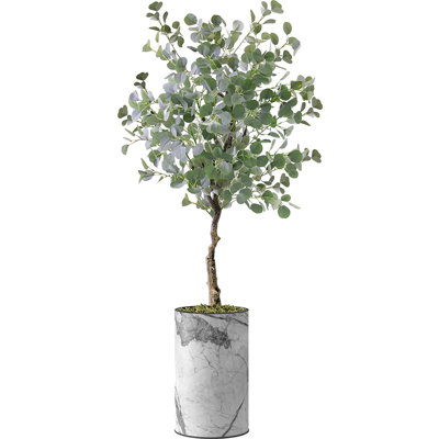 57'' Faux Eucalyptus Plant in Planter