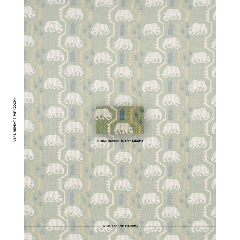 Bear Brigade Fabric, Green