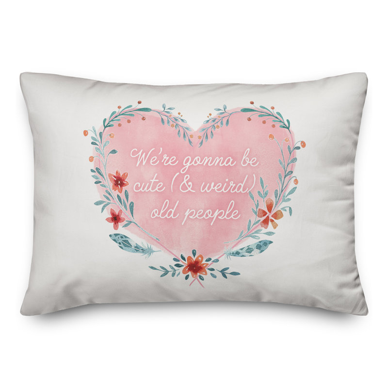  Housse et insert de coussin rectangulaire mignon