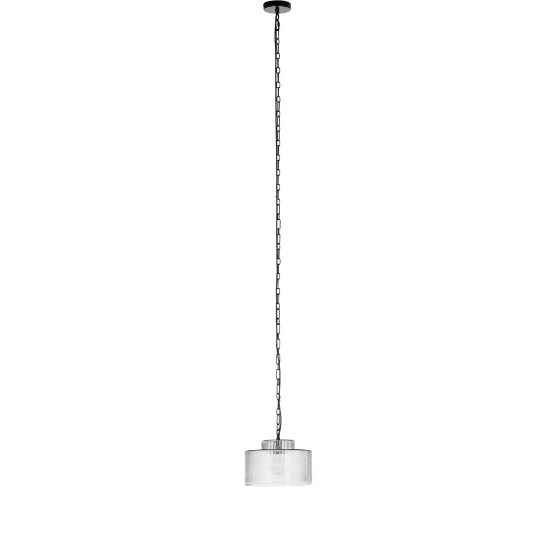 Stepahanie Pendant-Clear Reeded Glass Latitude Run®
