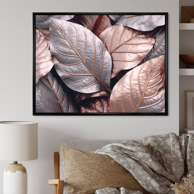 " Gold Pink Leafs Harmony I "