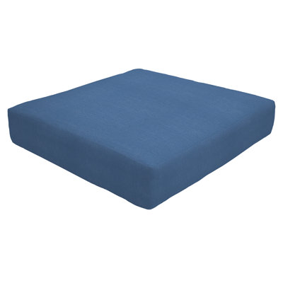 Knife Edge Indoor/Outdoor Sunbrella Ottoman Cushion