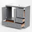 Meuble-lavabo simple 36 po avec lavabo en résine-790094468