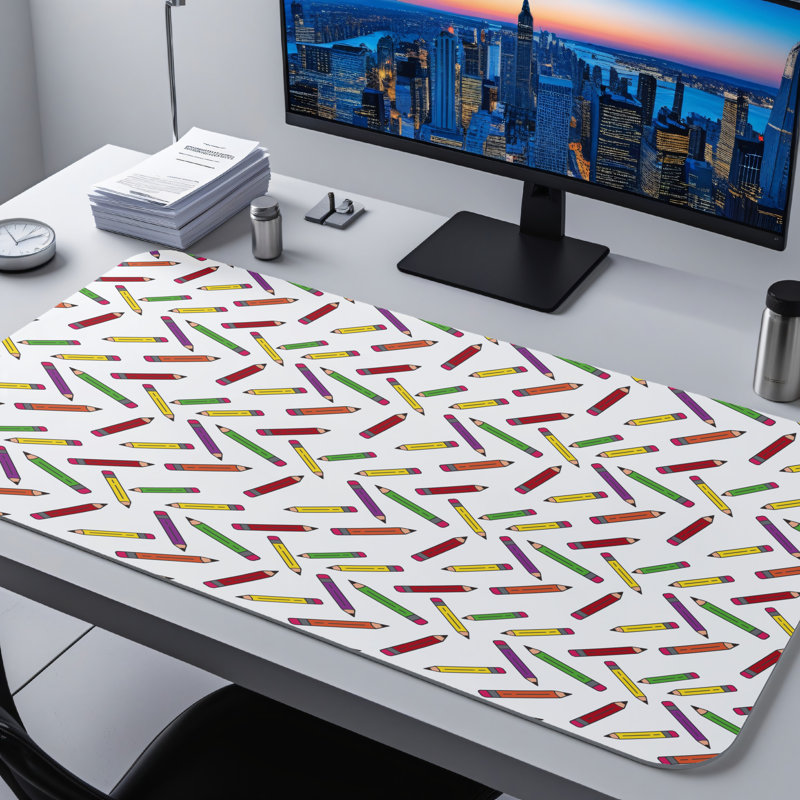 Polyester Desk Pad, 23.6x13.8