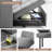 Sleeper Chair Bed Convertible Armchair Bed With Cup Holders Single Convertible Chair 3-In-1 Futon Chair Bed With Side Pocket, Pull Out Sleeper Bed Living Room, Bedroom