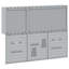  Tool Cabinet Set With Shelf 5 Pcs Red Powder-Coated Steel