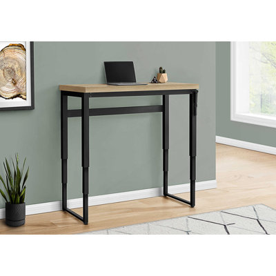 Bureau d'ordinateur réglable pour le bureau à domicile, poste de travail moderne à hauteur réglable pour ordinateur portable et productivité.