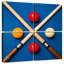 Balle et bâtons de billard Senne-109032373