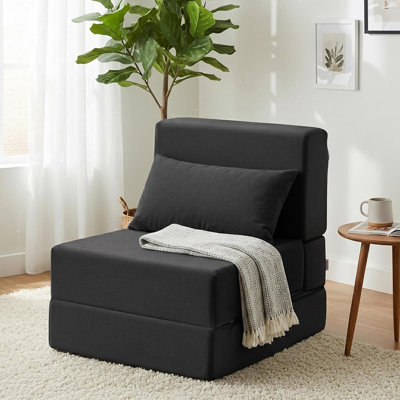 Canapé-lit convertible pliable, fauteuil-lit, design gain d'espace, aucun assemblage requis