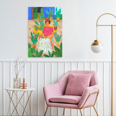 Art contemporain, paysage contemporain, cactus abstrait, art de la nature