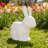 Solar Bunny Garden Floor Lamp Outdoor Lawn Decorative Stake Light IP65 Waterproof Dual Charging LED Ambient Light-127858916